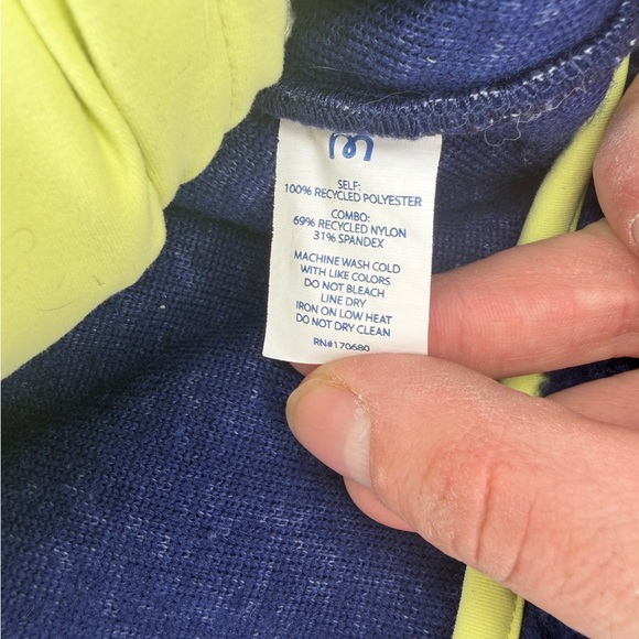 Moorlow The Betsy Fleece Women’s Small Midnight Navy Zip Jacket - Picture 6 of 6